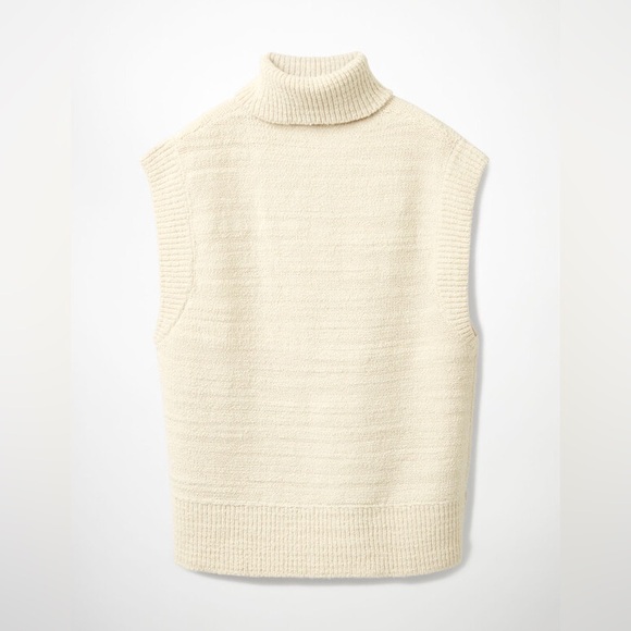 COS Sweaters - COS Textured Roll Neck Sweater Vest